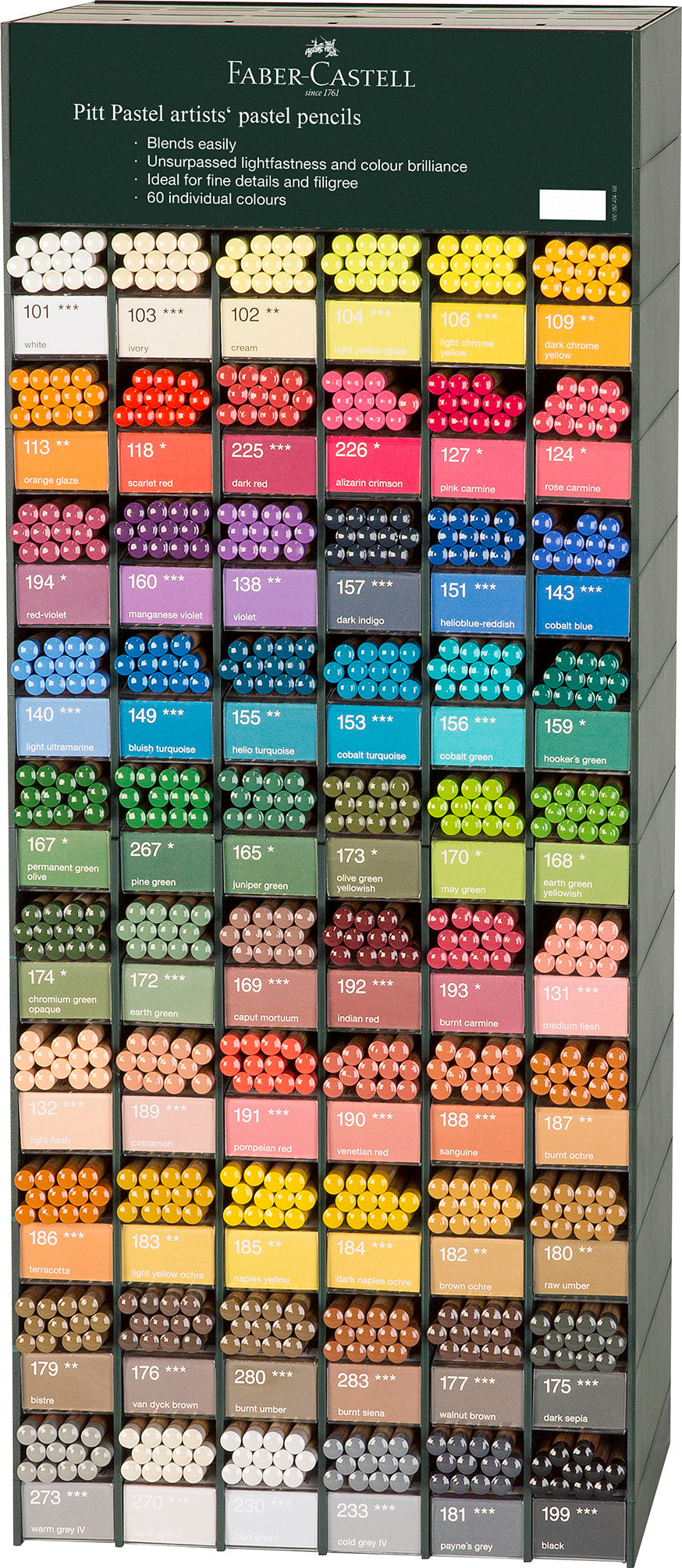 MODUL ACRILIC 720 BUC CREIOANE PITT PASTEL FABER-CASTEL MODUL ACRILIC 720 BUC CREIOANE PITT PASTEL FABER-CASTEL